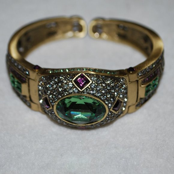 Heidi Daus "Tastefully Yours" Cuff Bracelet - NWOT - Picture 3 of 11